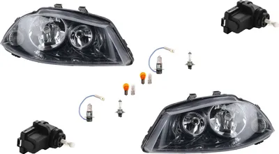 Obrázok produktu pre Johns, svetlomety vhodné pre Seat Ibiza 6L 02- Sada žiaroviek Li. Re. + aktuátor