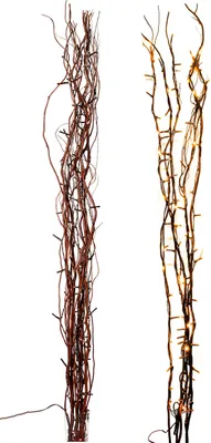 Image de Branche lumineuse 120 cm - 80 LEDs / 120 cm - 5 branches d'osier