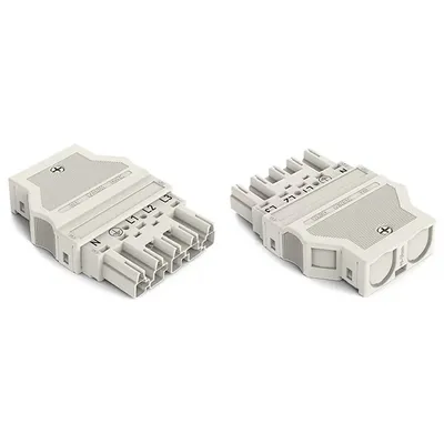 Produktbild von WAGO Stecker;mit Zugentlastungsgehäuse;5-polig;weiß 770-135