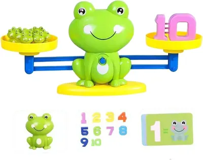 Obrázek produktu pro Montessori matematická hra s žabkou a doplňky