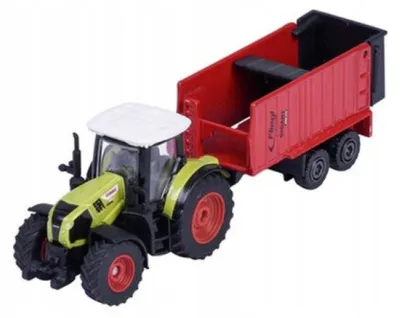 Produktbild von Majorette Claas Arion 660 Traktor mit Anhänger Metallmodell