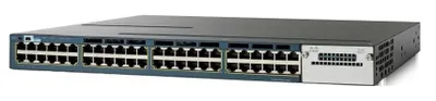 Zdjęcie produktu dla Cisco Catalyst 3560X-48PF-S, Zarządzany, L3, Gigabit Ethernet (10/100/1000), Obsługa PoE, Możliwości montowania w stelażu, 1U