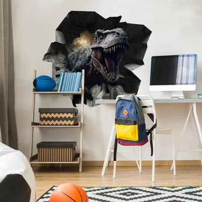 Produktbild von Muralo Wandtatto Wandsticker für Jugendzimmer Kinderzimmer Dinosaurier Dino Aufkleber 80 cm x 60 cm