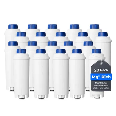 Produktbild von Waterdrop Mg²⁺ Kaffeefilter, Ersatz für De'Longhi® Wasserfilter DLSC002, Kompatibel mit De'Longhi® Magnifica® S, Eletta® Explorer (20)