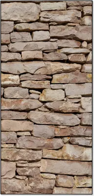 Produktbild von Stahl Magnettafel Hochformat 78x37cm Stadtmauer