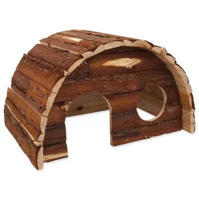 Obrázek produktu pro Domek SMALL ANIMALS Hobit dřevěný 36,5 x 22 x 20 cm 1 ks