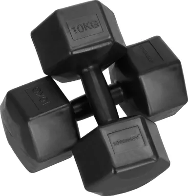 Produktbild von Kurzhanteln 2 x 10kg Hexagonal Gymnastik Hanteln Fitness Gewichte Aerobic Hantel