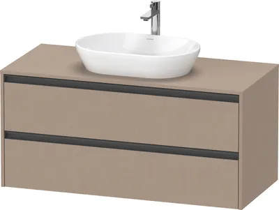 Produktbild von Duravit Ketho.2 Wastafelonderkast 120x55x56,8 cm Mat Linnen
