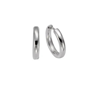 Produktbild von F Ohrringe 925/- Sterling Silber 1,6cm weiß 025210026