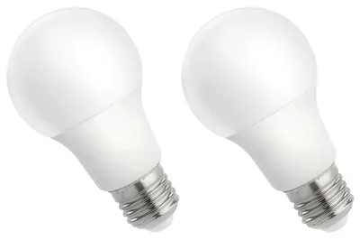 Productafbeelding van Spectrum LED Peerlamp A60 E27 Mat - 9W 820lm 4000K - Neutraalwit - Vervangt 62W - 2 stuks
