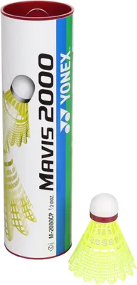 Produktbild von Mavis 2000 Badmintonbälle rote Tubenverpackung 6 Stück