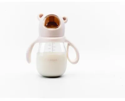 Image de Biberon Kidnort Jordbaer 300 ml 6 mois et plus, beige