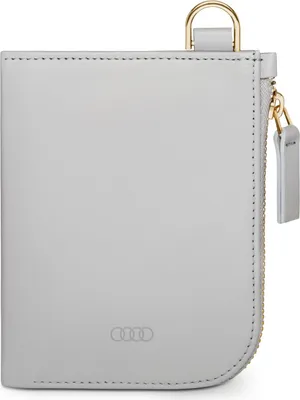Produktbild von Original Audi Minibörse Leder, Damen, grau
