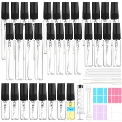 Zdjęcie produktu dla Mini rozpylacze do perfum atomizery buteleczki 32 sztuki zestaw