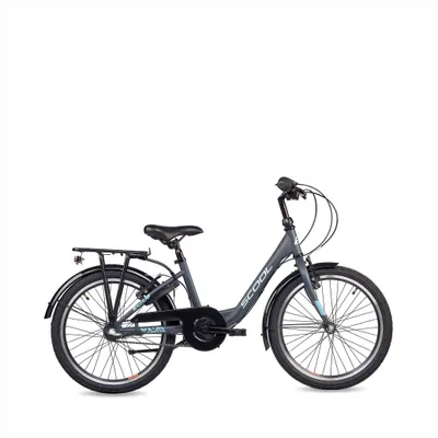 Produktbild von 20 Zoll Kinderfahrrad , 3-Gang , S’COOL chiX, ab 6–9 Jahre, 115–130 cm, Türkis