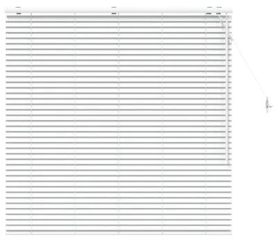 Zdjęcie produktu dla vidaXL Żaluzja, biała, 130 x 130 cm, 35 mm, lite drewno paulownia