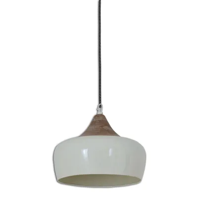 Zdjęcie produktu dla Metalowa lampa wisząca / kość słoniowa