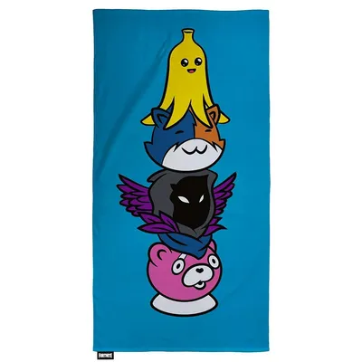 Produktbild von Fortnite - Badetuch AG584 (140 cm x 70 cm) (Blau/Blau)