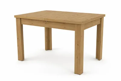 Produktbild von Ausziehbarer Esstisch C-2 80 × 120–160 cm Eiche Artisan, Küchentisch, Esszimmertisch, KI-generiertes Bild