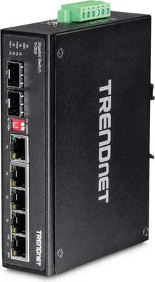 Immagine prodotto di TrendNet TI-G62 TRENDnet Industrie Switch 6 Port Gbit IP30 Metall