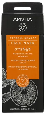 Obrázok produktu pre Apivita Revitalizačná maska s pomarančom 2x8ml