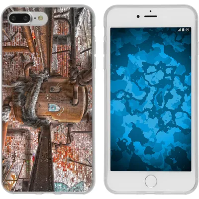 Produktbild von PhoneNatic Case kompatibel mit Apple iPhone 8 Plus Silikon-Hülle Urban M1