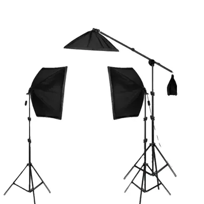 Produktbild von Softbox-Beleuchtungsset, 50 x 70 cm, 3 Softboxen