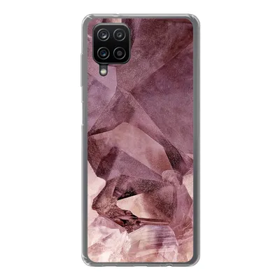 Produktbild von MuchoWow® Handyhülle Schutzhülle Hülle für Samsung Galaxy A12 Kristalle - Natursteine - Edelsteine und Mineralien Silikon Softcase Handy Hülle - Bild