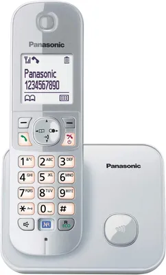 Zdjęcie produktu dla Telefon bezprzewodowy Panasonic KX-TG6811GS srebrny polarny