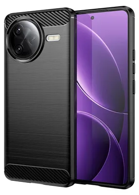 Obrázok produktu pre Pre Xiaomi Poco F7 – puzdro z TPU s textúrou v štýle uhlíkových vlákien, čierne