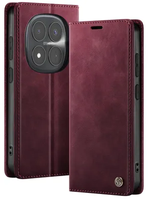 Immagine prodotto di Avizar, custodia vintage CaseMe con protezione RFID per Redmi Note 15 Pro Plus 5G, rosso