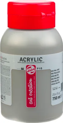 Produktbild von Talens Art Creation Acrylfarbe Flasche 750 ml Neutralgrau 710
