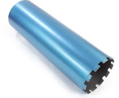 Zdjęcie produktu dla Diamentowe wiertło rdzeniowe Wiltec typ 1 (Shark) Ø 152 mm, wiertło rdzeniowe 450 mm, wiertło rdzeniowe 1¼ UNC na mokro, wiertło diamentowe do betonu, kamienia, granitu