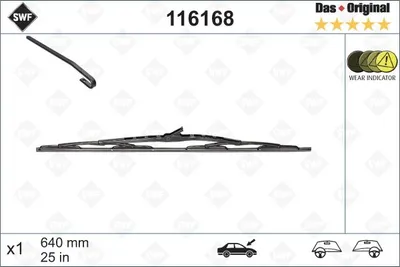Zdjęcie produktu dla Wischblatt-Stueck 116.168 640Mm