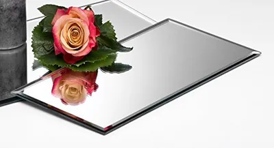 Image de Plaque de miroir Plaque de verre de Sandra Rich série MIRROR rectangulaire 30cm