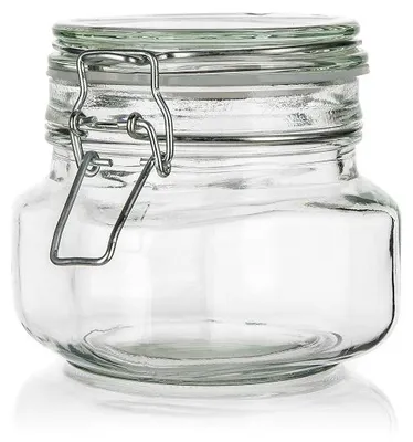 Produktbild von Einmachglas, luftdicht verschlossenes Küchenglas, für Marmeladen und Konfitüren Erea 0,5 l