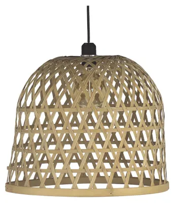 Immagine prodotto di Lampada a sospensione Pomax Laeso, finitura naturale, diametro 41 cm, altezza 36 cm