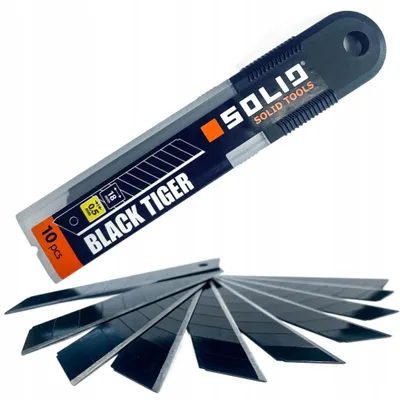 Immagine prodotto di LAME DI RICAMBIO NERE PER COLTELLO DA TAPPEZZERIA 18 mm 5669