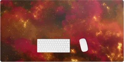 Produktbild von Weltraumnebel – Schreibtischunterlage – Rutschfeste Tischunterlage – Schreibtischmatte für Büro & Zuhause – Schreibunterlage – Mauspad – Tischmatte – 120 x 60 cm