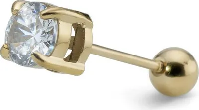 Produktbild von Fine gold-plated single earring Diana 23075G