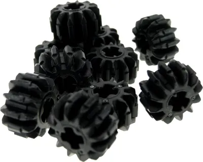 Image de 10x Lego Technic Roue dentée Z12 noire 12 dents Roue Gear 4177431 32270