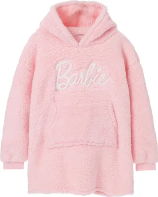 Immagine prodotto di Barbie - Coperta con cappuccio per bambine NS7316 (140-158) (Rosa)