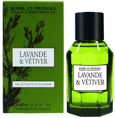 Obrázok produktu pre Jeanne en Provence Pánska toaletná voda EDT - Levanduľa a citrónová tráva, 100ml