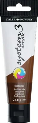 Immagine prodotto di Daler Rowney System3 Vernice Acrilica Umber Bruciato 59 ml 1 pz