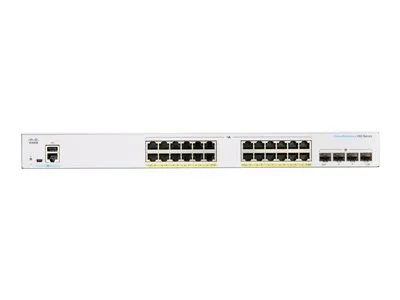 Obrázok produktu pre Cisco CBS250-24FP-4G-EU, Riadený, L2/L3, Gigabit Ethernet (10/100/1000), Inštalácia do Racku