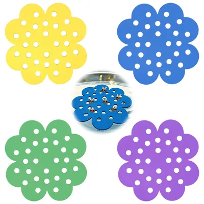 Bienen-Trinkstation, schwimmend, 4 Stück, 4 Farben, für Garten