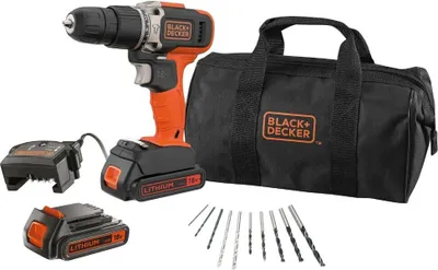 Produktbild von Black & Decker BCD003BA10S-QW, Handbohrmaschine, 1 cm, 1400 RPM, 2,5 cm, 1 cm, 1 cm