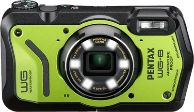 Obrázek produktu pro Pentax WG-8, 20 MP, 1/2.3", CMOS, 5x, 4K Ultra HD, Zelená