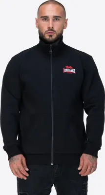 Produktbild von Herren Sweatjacke mit Reißverschluss normale Passform CROPSTON Black/White/Red L Lonsdale