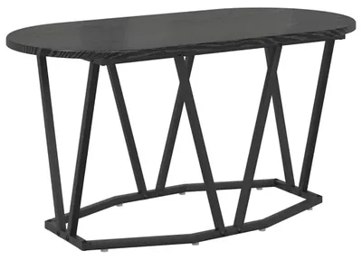 Image de Table basse ovale moderne au design industriel